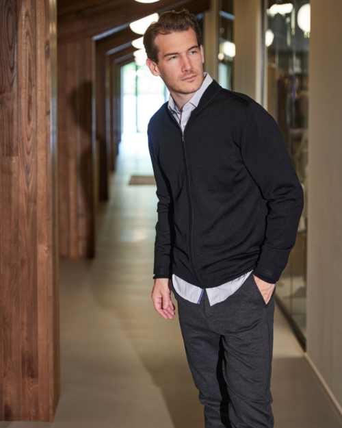 Turin cardigan • zipper