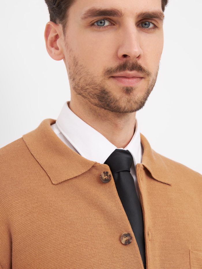 Manchester cardigan • polo collar - Image 6