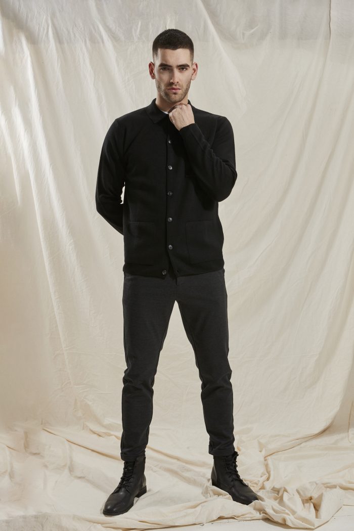 Manchester cardigan • polo collar - Image 4