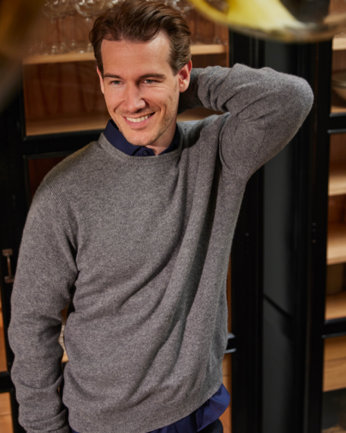 Sheffield pullover • o-neck, cashmere