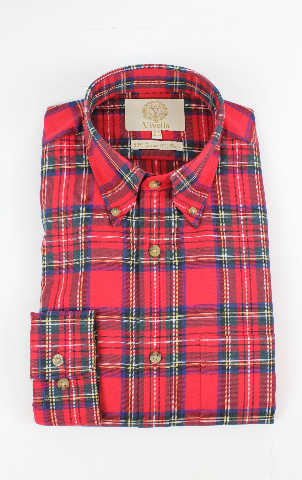 80/20 Tartan • classic fit, button down collar