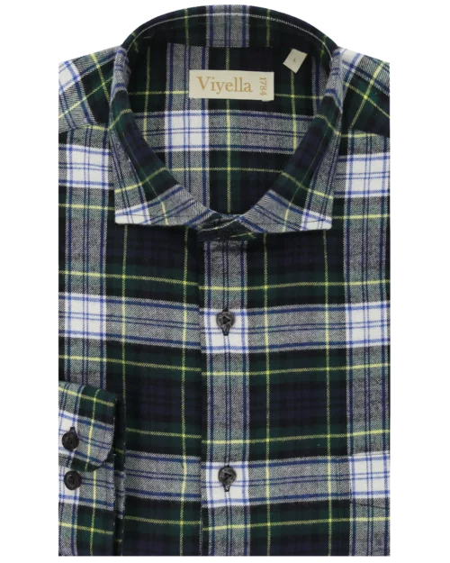 Dress Gordon Tartan Cotton Flannel • regular fit