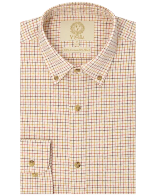 80/20 Whisky Mini Tattersall • classic fit, button down