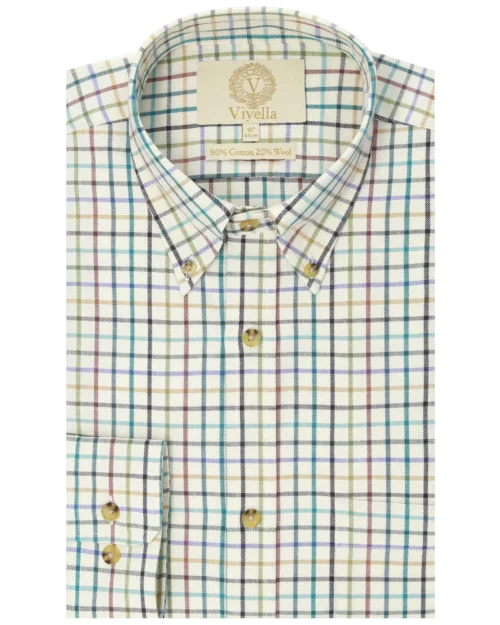 80/20 Reverand Green Tattersall • classic fit, button down