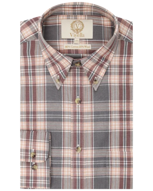 80/20 Fawn Plaid • classic fit, button down
