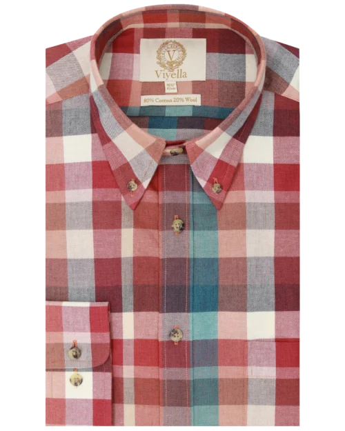 80/20 Barolo Plaid • classic fit, button down