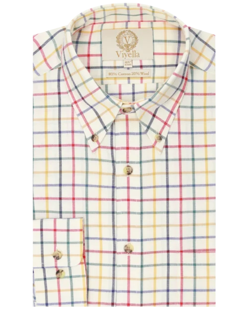 80/20 Multicoloured Tattersall Check • classic fit, button down