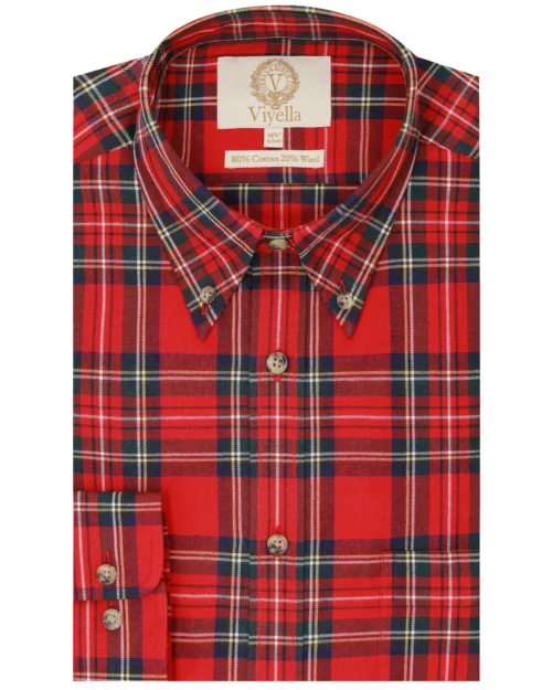 80/20 Royal Steward Tartin • classic fit, button down