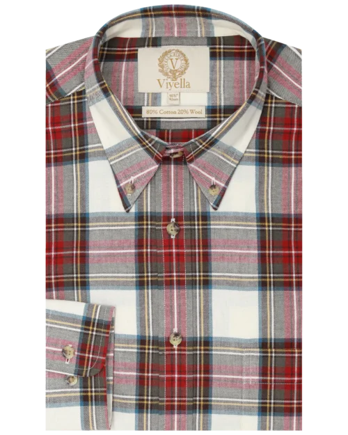 80/20 Dress Stewart Tartan • classic fit, button down